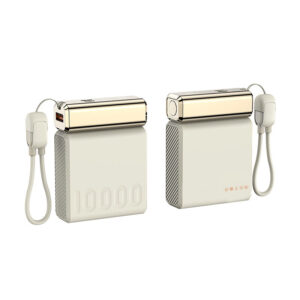 10000mAh Fast Charge Power Bank with Cable